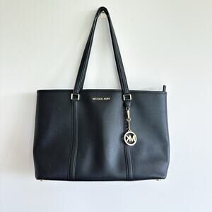 Michael Kors Sady Leather Large Shoulder Bag Black